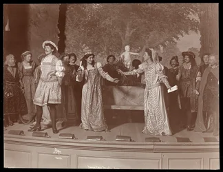 Szene aus einer Amateuraufführung eines unbekannten Stücks am Barnard College, New York